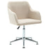 Swen Studio -  Swivel Dining Chairs 6 pcs Cream Fabric (UK/IE/FI/NO only) (6x331500)